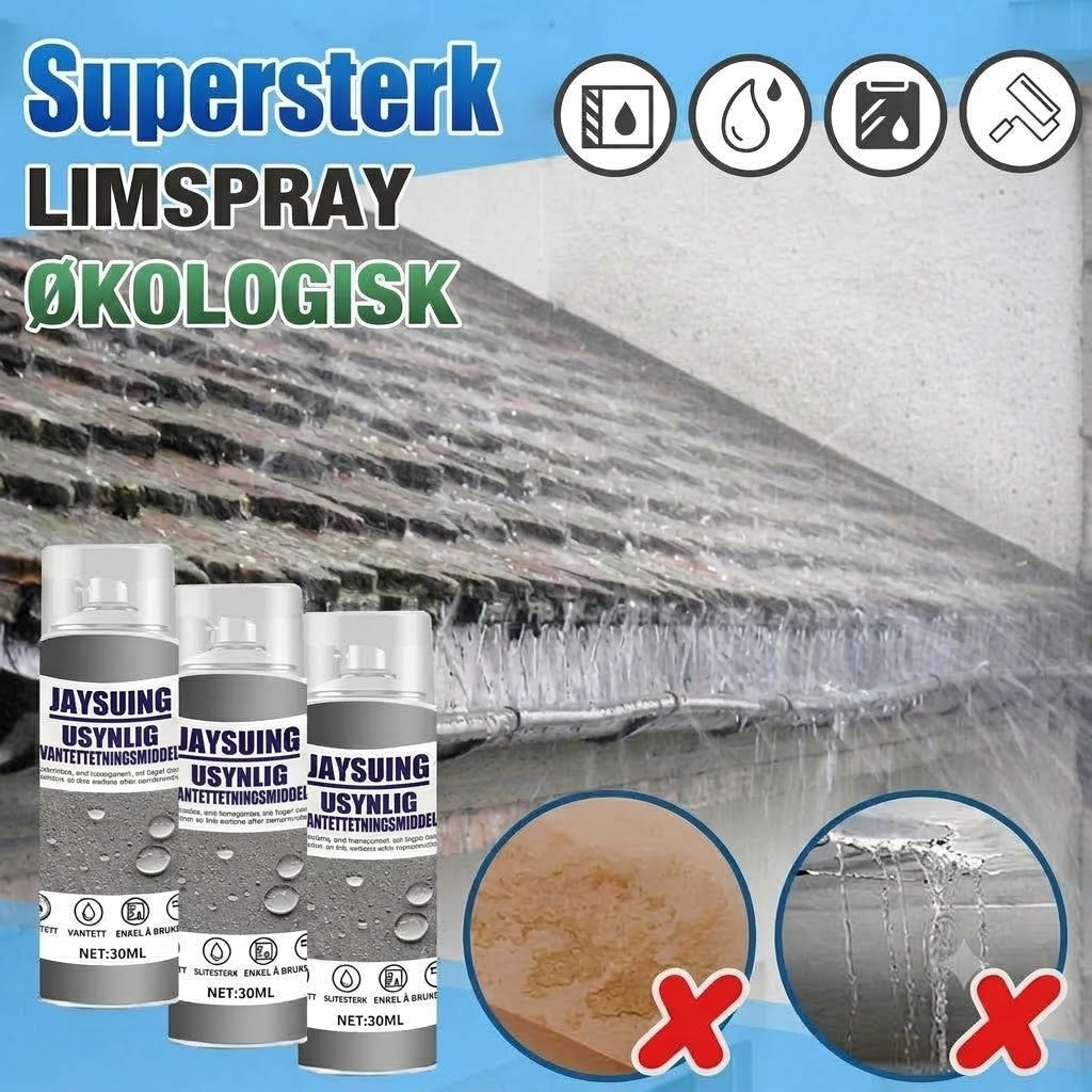 Supermiljøvennlig spraylim