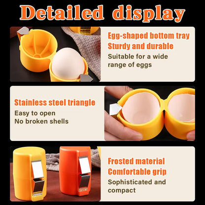 🔥📢📢 Tidsbegrenset tilbud❗️❗️ Kjøp én, få én gratis! 🍳 Rask eggåpner – åpne egg raskere, enklere og renere!🔥
