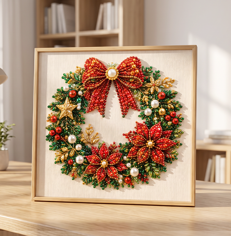 🔥 Tidsbegrenset tilbud: 50 % rabatt! 🎨💎 Juletema DIY diamantmaling-sett – perfekt for nybegynnere 🎄