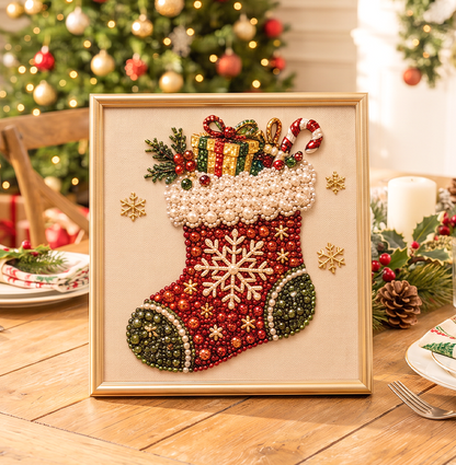 🔥 Tidsbegrenset tilbud: 50 % rabatt! 🎨💎 Juletema DIY diamantmaling-sett – perfekt for nybegynnere 🎄