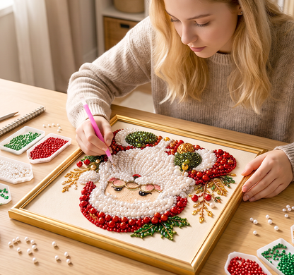 🔥 Tidsbegrenset tilbud: 50 % rabatt! 🎨💎 Juletema DIY diamantmaling-sett – perfekt for nybegynnere 🎄