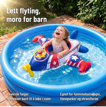 Flyformet oppblåsbar badering for barn