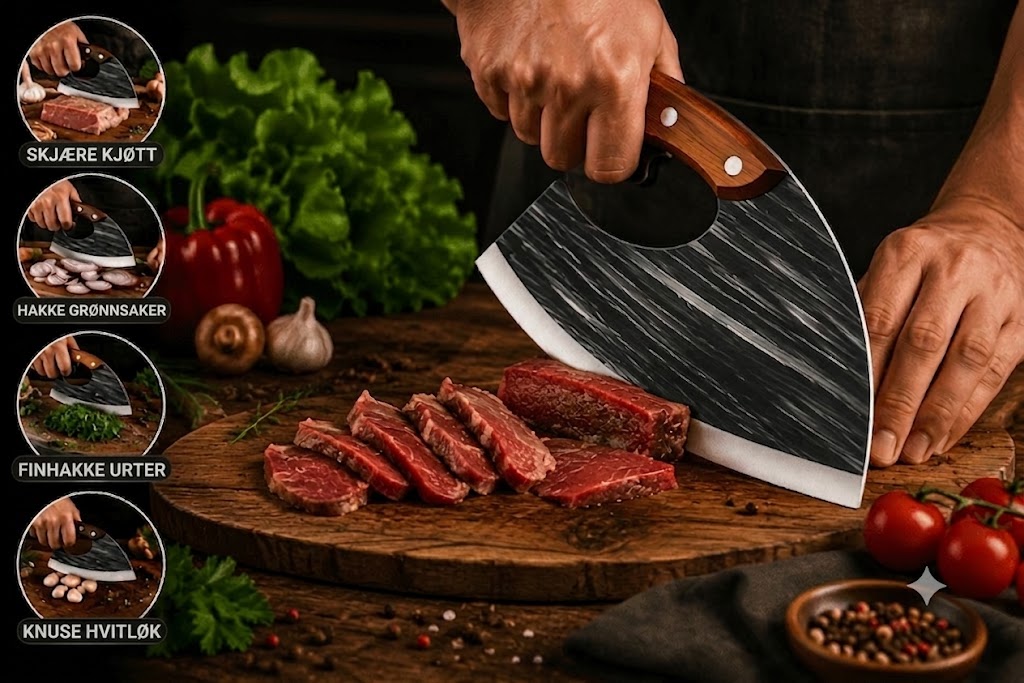 🔪 Førsteklasses kjøttknivsett (2-deler) – Ekstremt skarpe, perfekt for BBQ, grilling og matlaging.