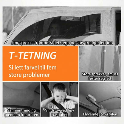 Spesialtilpasset gummitetningslist for bil