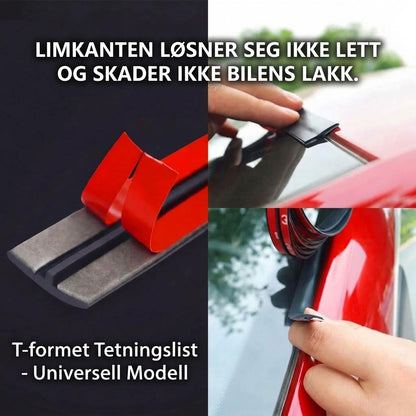 Spesialtilpasset gummitetningslist for bil