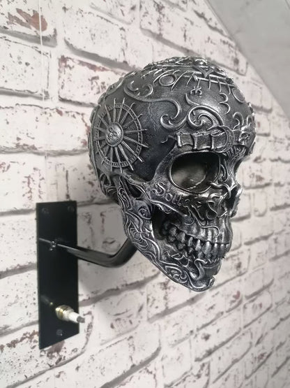 💀SkullRack – Hjelm- og jakkestativ