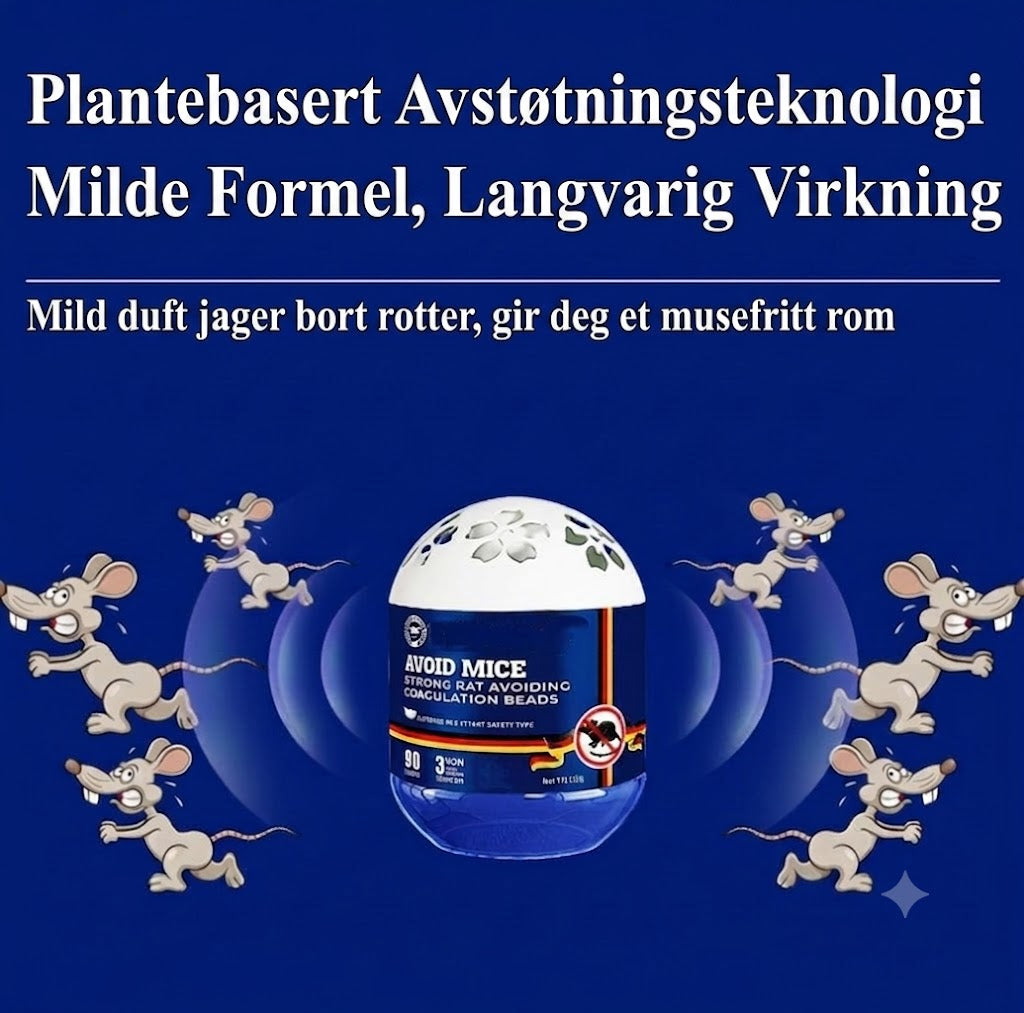 Plantebasert museavskrekkende gel – for innendørs bruk
