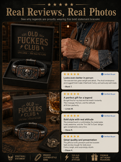 ☠️ Gamlegutta-klubben & Vill & Fri 🪓 | 2026 Limited Edition Vintage Armbånd