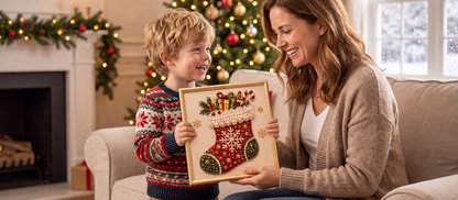 🔥 Tidsbegrenset tilbud: 50 % rabatt! 🎨💎 Juletema DIY diamantmaling-sett – perfekt for nybegynnere 🎄