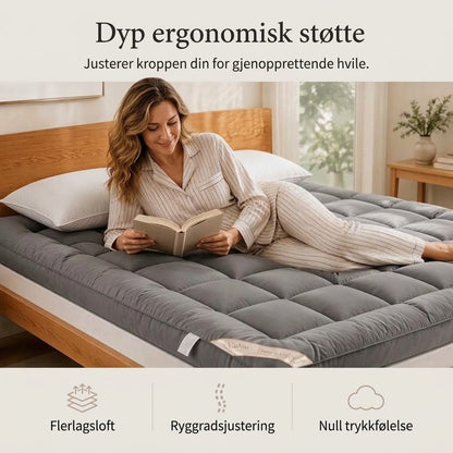 Myk vattert rullemadrass