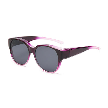 🕶 Nye oversize cateye-solbriller – Polariserte glass & UV400-beskyttelse
