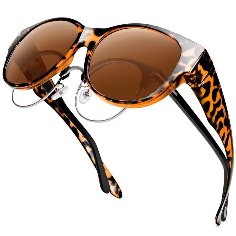 🕶 Nye oversize cateye-solbriller – Polariserte glass & UV400-beskyttelse