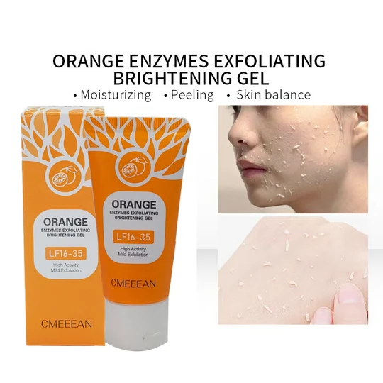 🍊 Tidsbegrenset tilbud: Kjøp 1, få 1 gratis! Appelsin peelinggel – fjerner skånsomt døde hudceller ✨