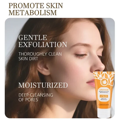 🍊 Tidsbegrenset tilbud: Kjøp 1, få 1 gratis! Appelsin peelinggel – fjerner skånsomt døde hudceller ✨
