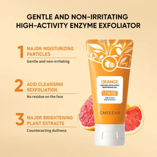 🍊 Tidsbegrenset tilbud: Kjøp 1, få 1 gratis! Appelsin peelinggel – fjerner skånsomt døde hudceller ✨