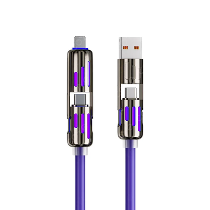 4-i-1 USB-hurtigladekabel