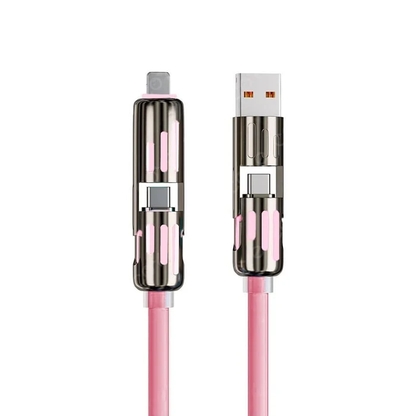 4-i-1 USB-hurtigladekabel