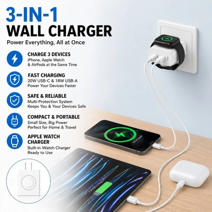 3-i-1 vegglader