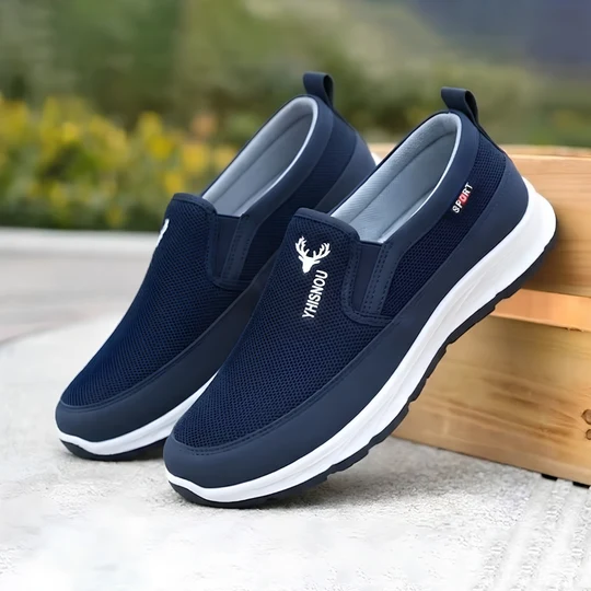 Klassiske og lette seilersko for menn – Behagelige casual slip-on loafers
