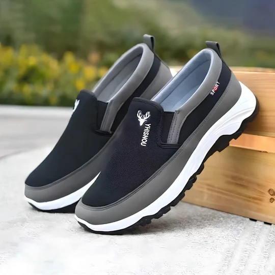 Klassiske og lette seilersko for menn – Behagelige casual slip-on loafers