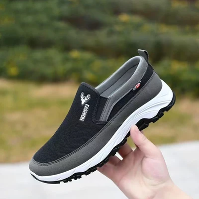 Klassiske og lette seilersko for menn – Behagelige casual slip-on loafers
