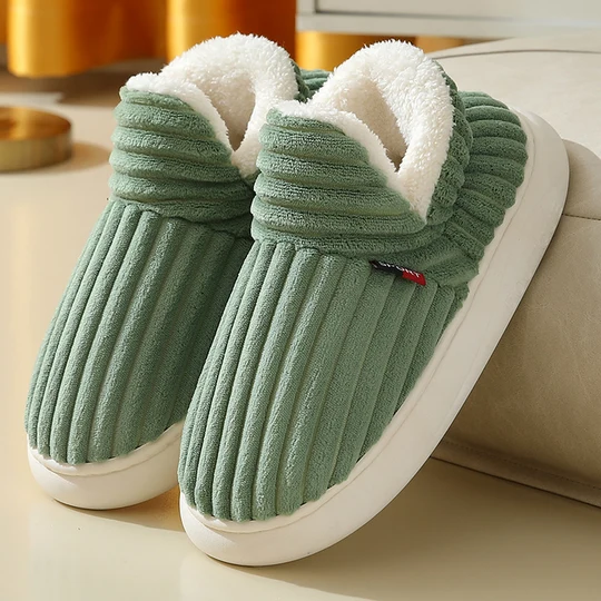 Unisex varme og komfortable vintertøfler