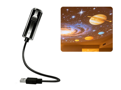 🔌 Plug-and-play HD nattlys med stjernehimmel- og havprojeksjon 🥳⭐