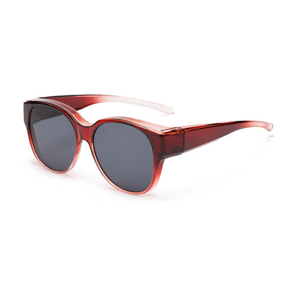 🕶 Nye oversize cateye-solbriller – Polariserte glass & UV400-beskyttelse