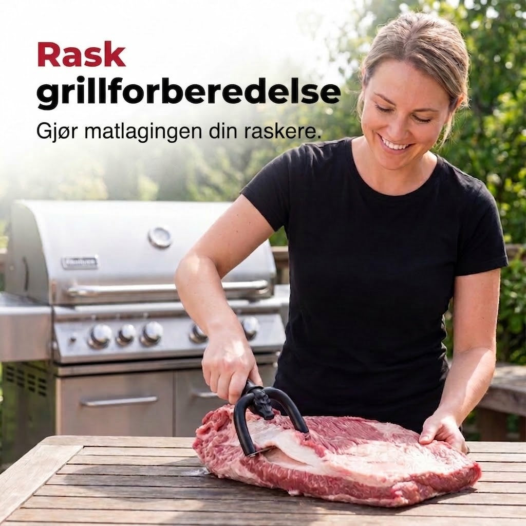 Håndholdt fettrimmer / fettskjærer for storfe- og svinekjøtt