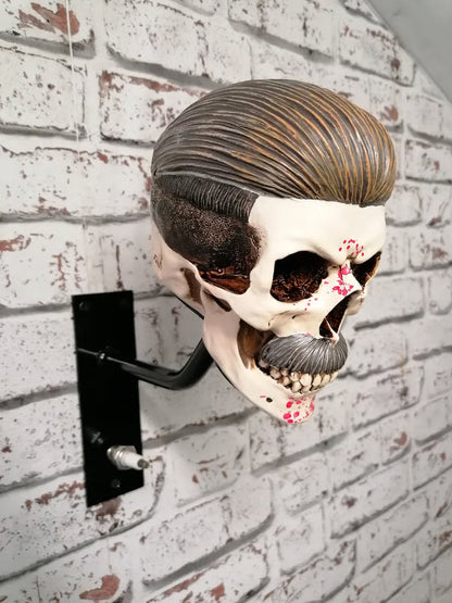💀SkullRack – Hjelm- og jakkestativ