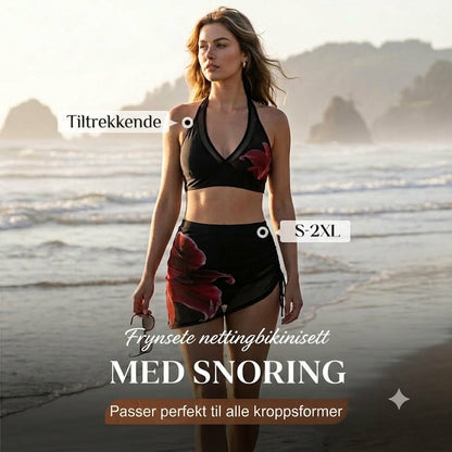 👙🌊 Fiskeformet knytebikini – med snøring for den ultimate sommerfølelsen