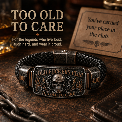 ☠️ Gamlegutta-klubben & Vill & Fri 🪓 | 2026 Limited Edition Vintage Armbånd