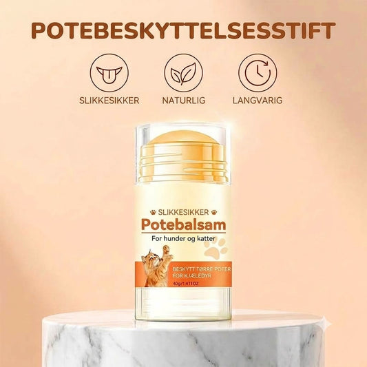 Fuktighetsgivende potebalsam-stift til kjæledyr