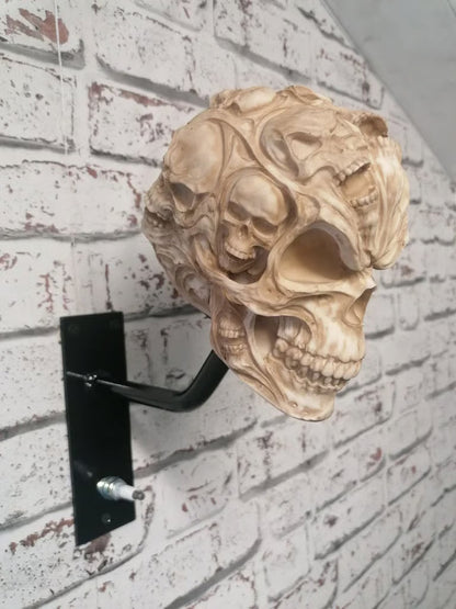 💀SkullRack – Hjelm- og jakkestativ