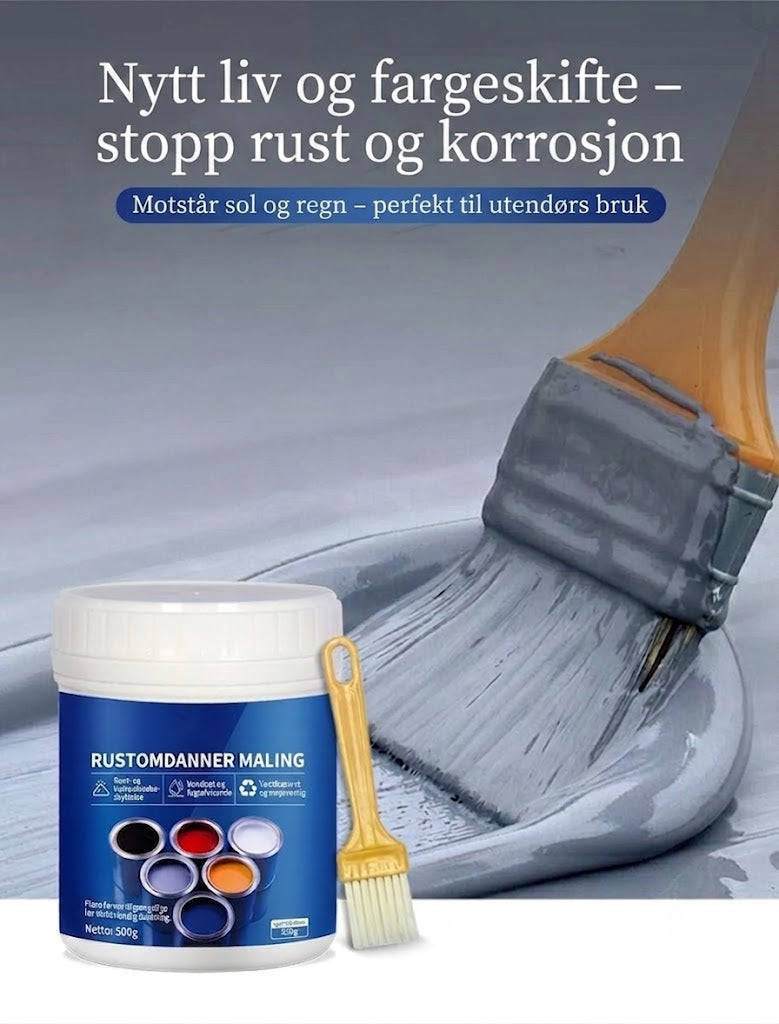 Vannbasert rustbeskyttende metallmaling