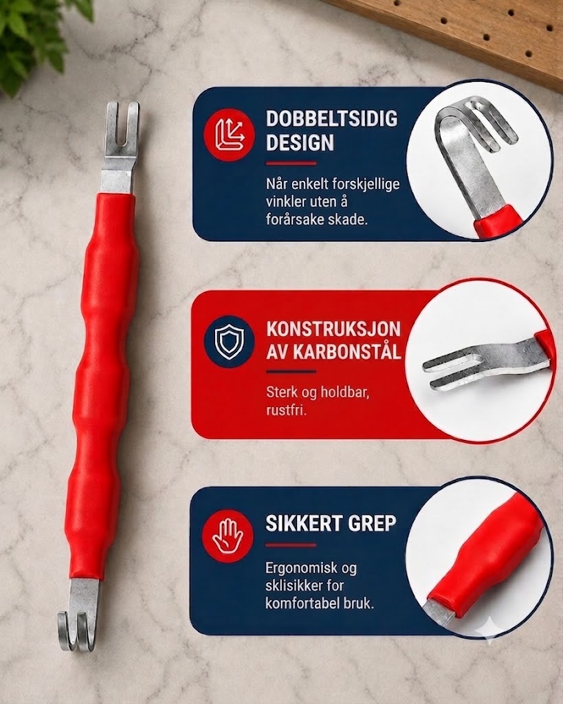 ProReach 5-delers tangsett for demontering av elektriske kontakter - spesialverktøy for bil og elektro