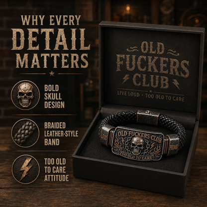 ☠️ Gamlegutta-klubben & Vill & Fri 🪓 | 2026 Limited Edition Vintage Armbånd