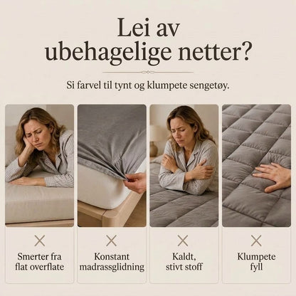 Myk vattert rullemadrass