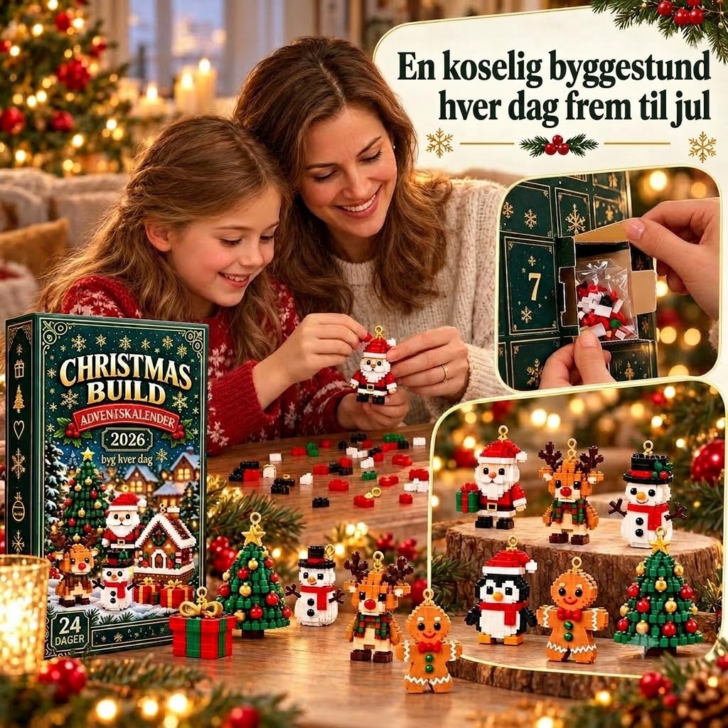 Julebygg – Bygg en ny julefigur hver dag frem til julaften