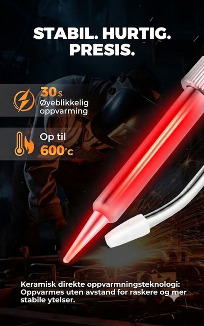 ⚒️ Effektivt 80W loddeboltsett – 12-delers sett