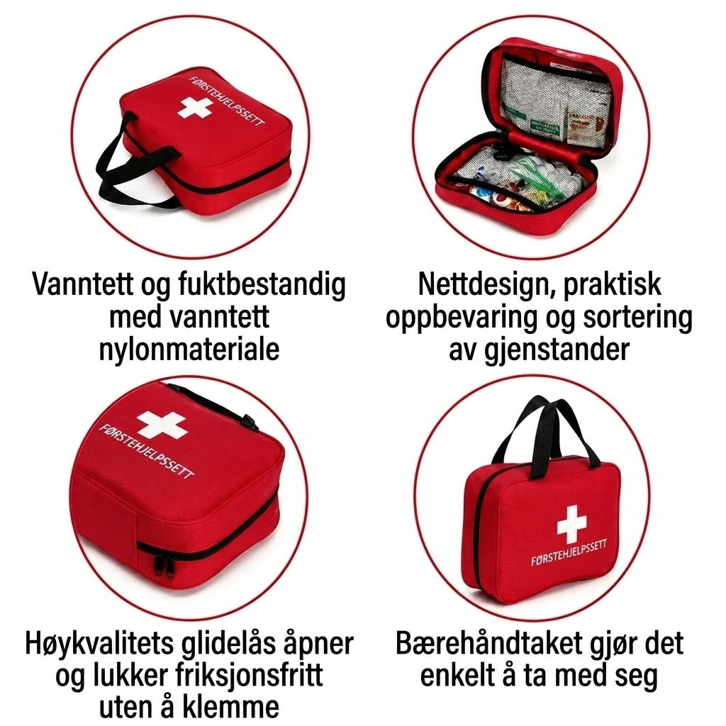 Førstehjelpsskrin for hele familien