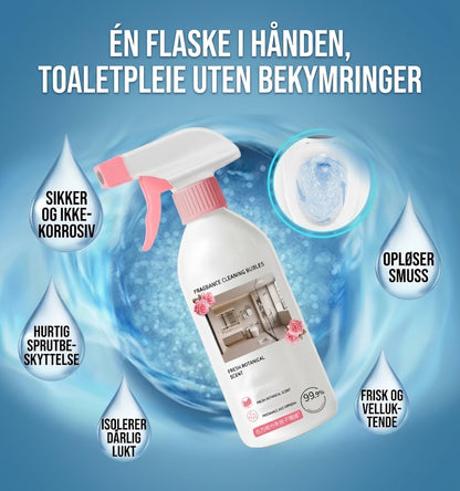Multifunksjonell baderomsspray
