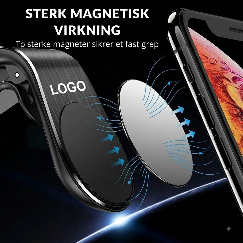 MagSafe mobilholder med logo / Magnetisk mobilholder med logo