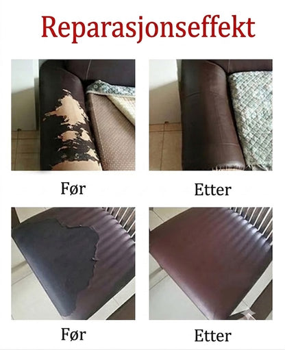 🛋️ Selvklebende reparasjonssett for skinn