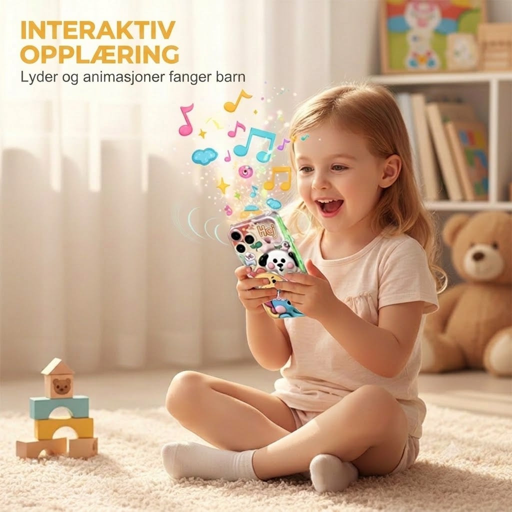 🔥📢 50 % rabatt 📱 Pedagogisk smarttelefon for barn | Læring gjennom lek, øyevennlig design – det ideelle valget for læring ✨👶