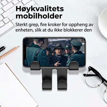 Kroker til bilnakkestøtte (2-pakning)