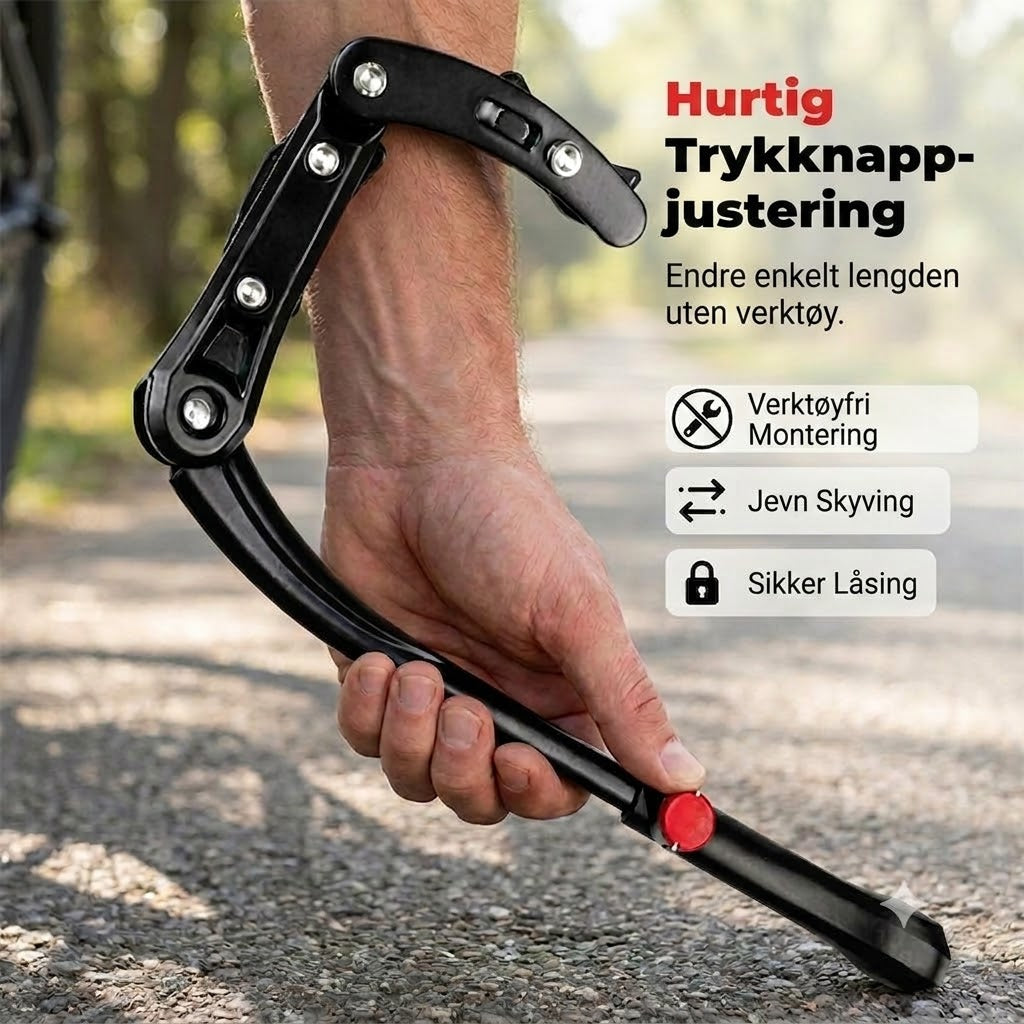 🚲 Justerbar sykkelstøtte | Passer til 24-29 tommers sykler