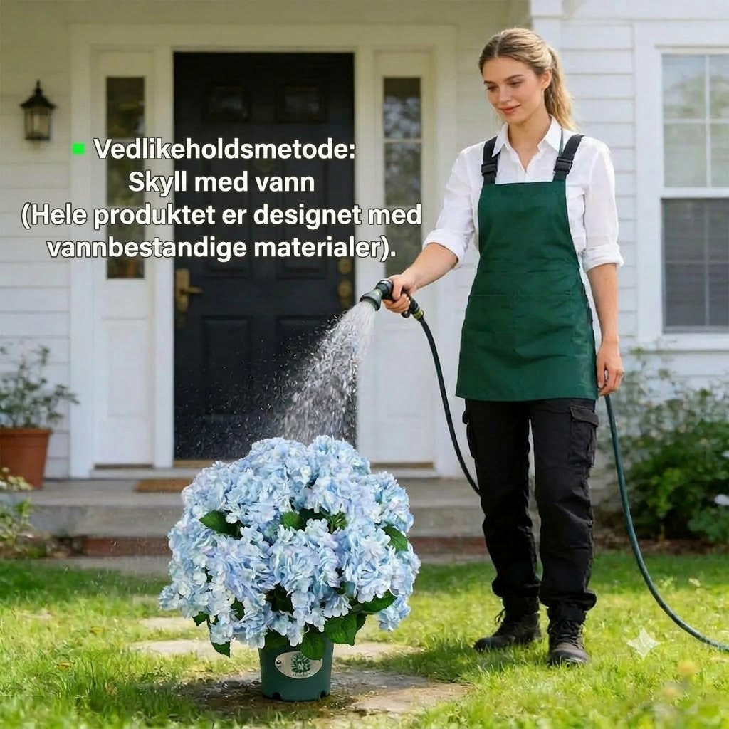 🌼 Utendørs kunstig hortensia – UV-bestandig, vanntett, vindtett 💐