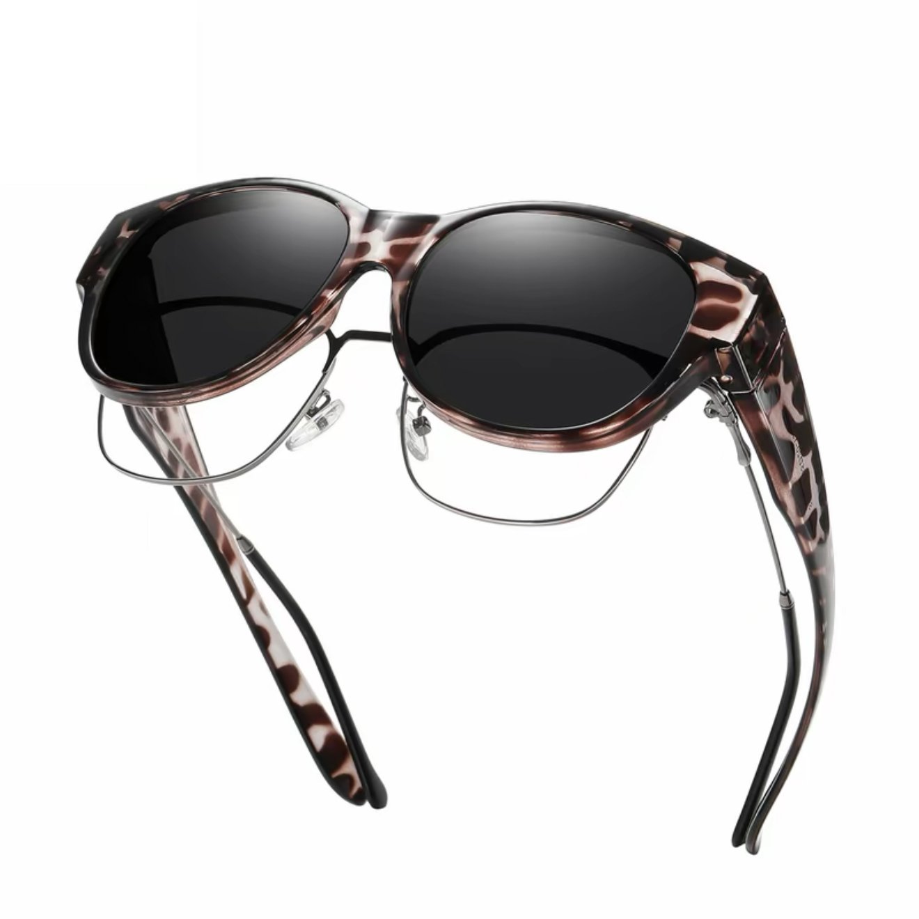 🕶 Nye oversize cateye-solbriller – Polariserte glass & UV400-beskyttelse