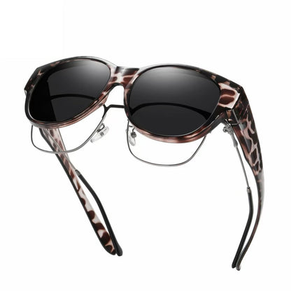 🕶 Nye oversize cateye-solbriller – Polariserte glass & UV400-beskyttelse